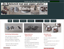 Tablet Screenshot of edelsmidtiel.nl